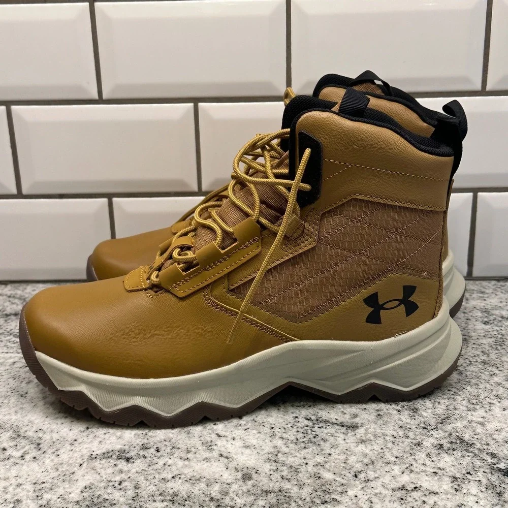 Under Armour‎ Kids Stellar G2 6 Inch Boots Tan Youth Size 7Y Waterproof